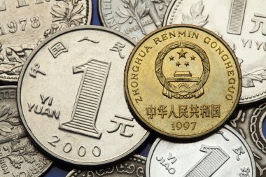 Coins of China clipart