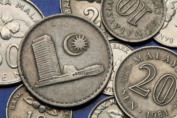 Monety z Malezji — Zdjęcie stockowe