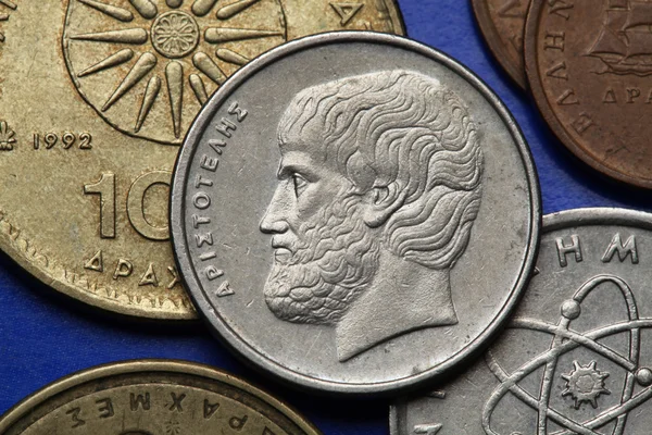 Монеты Греции — стоковое фото