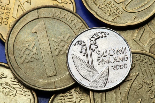 Coins of Finland — Stock Photo, Image