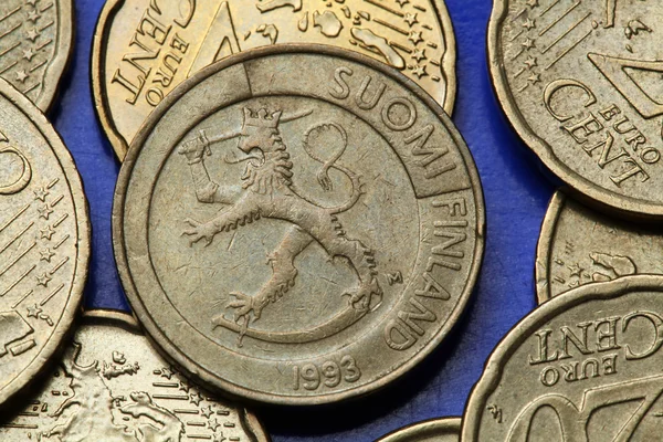 芬兰的硬币 — 图库照片