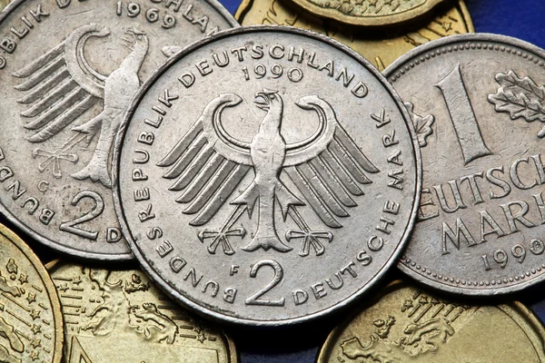 Monedas de Alemania — Foto de Stock