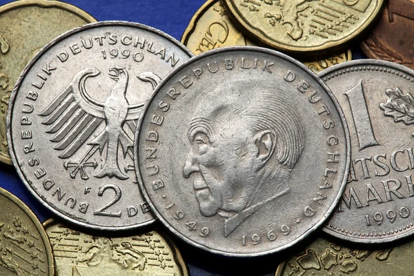 Monedas de Alemania — Foto de Stock