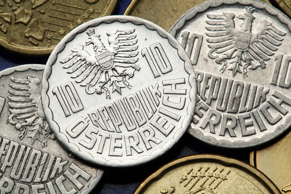 Coins of Austria — Stock Photo, Image