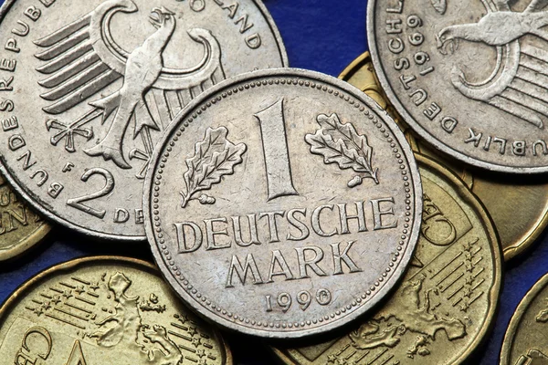 Monety z Niemiec — Zdjęcie stockowe