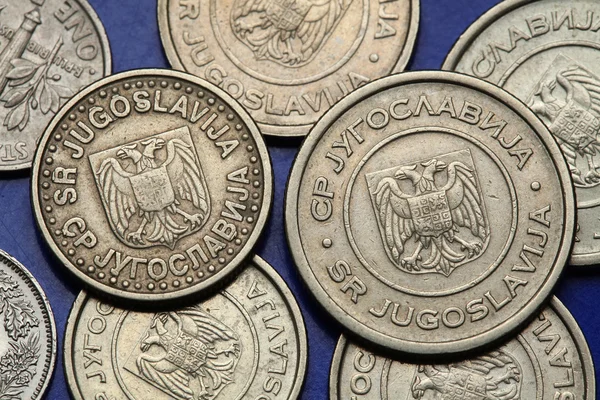 Coins of Yugoslavia — Stock Photo, Image