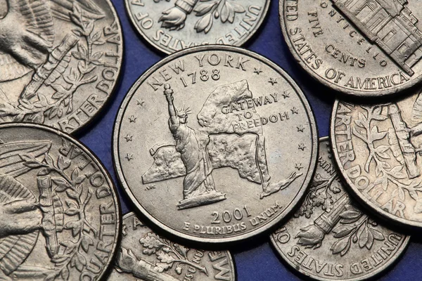 Monedas de Estados Unidos — Foto de Stock