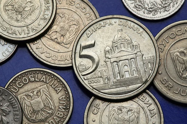 Coins of Yugoslavia — Stock Photo, Image