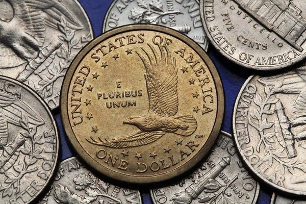 Monety z Usa — Zdjęcie stockowe
