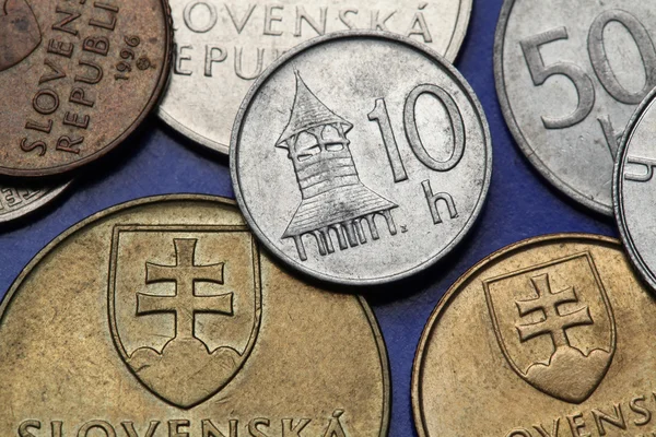 Coins of Slovakia — Stock Photo, Image