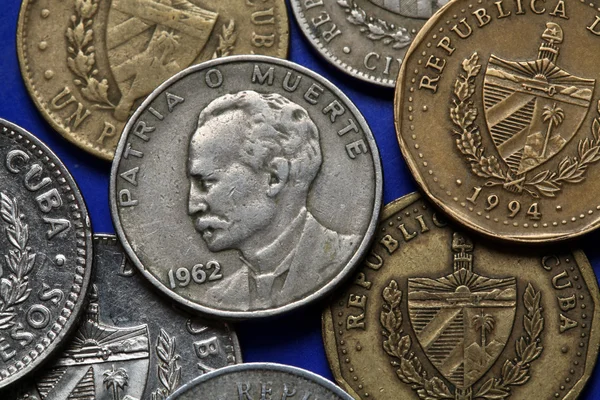 Coins of Cuba. Jose Marti. — Stock Photo, Image