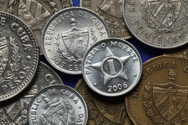 Monedas de Cuba — Foto de Stock