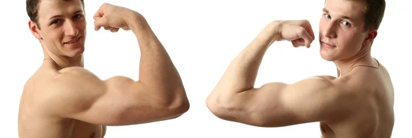 Dos jóvenes musculosos — Foto de Stock