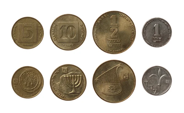 Israelische Münzen — Stockfoto