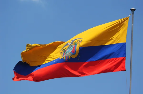 Ekvador bayrağı — Stok fotoğraf
