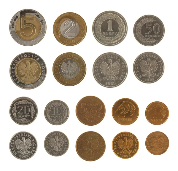 Polish Coins — Stock Photo, Image