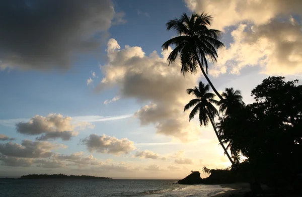 Coucher de soleil Caraïbes — Photo