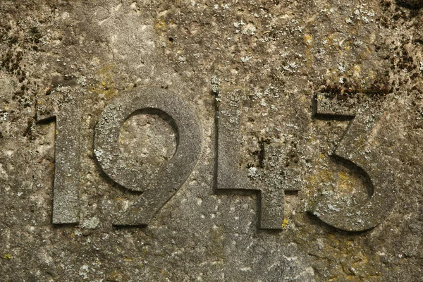 Year 1943 carved in the stone. — Stock Photo, Image