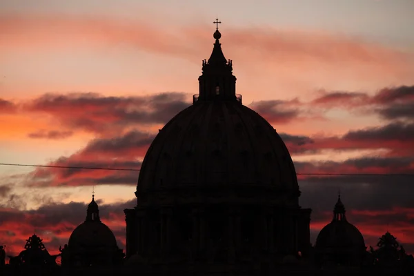 Sunset over the dome — Stock Photo, Image