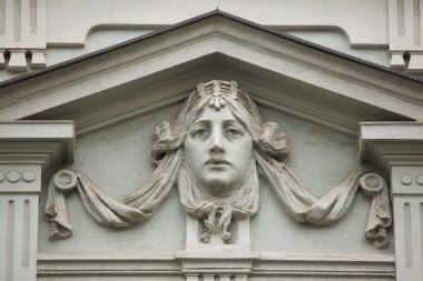 Mascaron Art Nouveau binasında