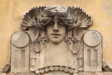 Mascaron Art Nouveau binasında