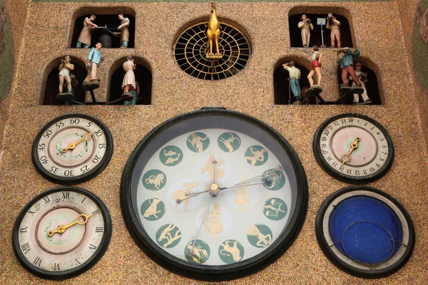Średniowieczne zegar astronomiczny — Zdjęcie stockowe