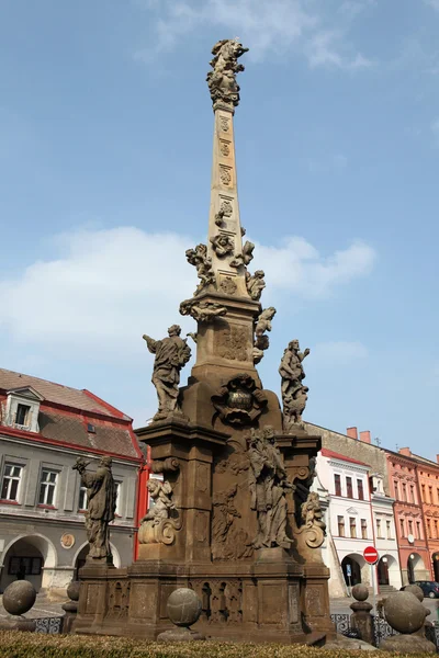 Baroque plague column in Jaromer — Stock Photo, Image