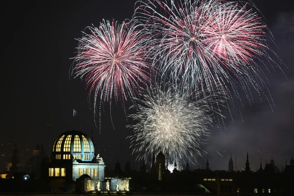 New Year fireworks — Stock Photo, Image