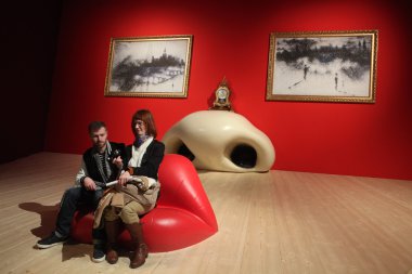 Salvador Dali Sergisi Pompidou Merkezi, Paris.