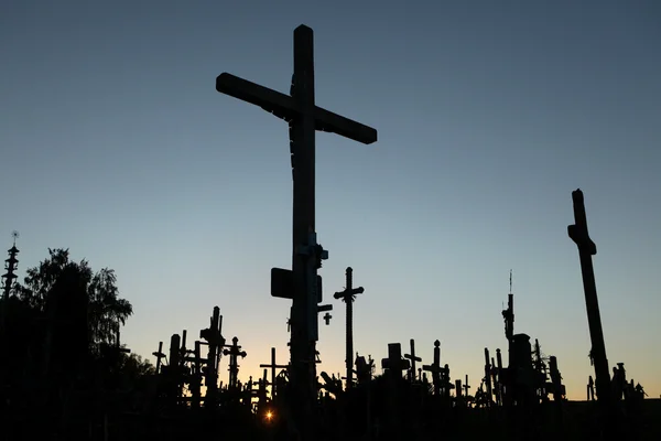 Hill of Crosses in Lithuania. — Stock Photo, Image