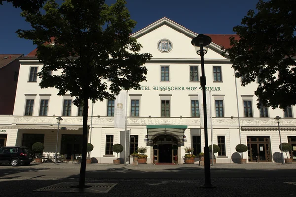 Hotel Russischer Hof in Weimar, Duitsland. — Stockfoto