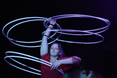 Hula hoop hokkabaz Alexandra Soboleva 
