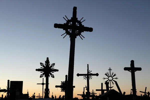 Hill of Crosses in Lithuania. — Stock Photo, Image