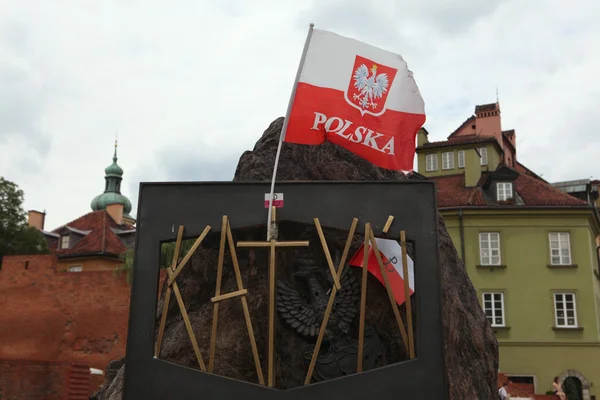 Katyn Memorial στην Βαρσοβία, Πολωνία. — Φωτογραφία Αρχείου