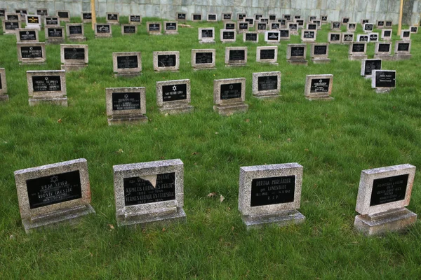 Židovský hřbitov Terezín — Stock fotografie