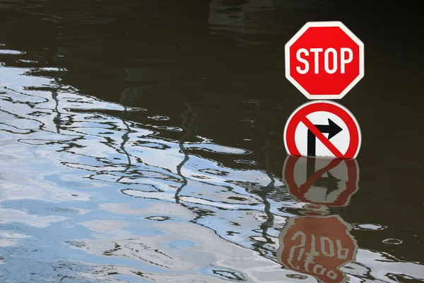 Floods in Usti nad Labem — Stock Photo, Image