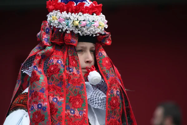 Festival de folclore de los reyes en Vlcnov — Foto de Stock