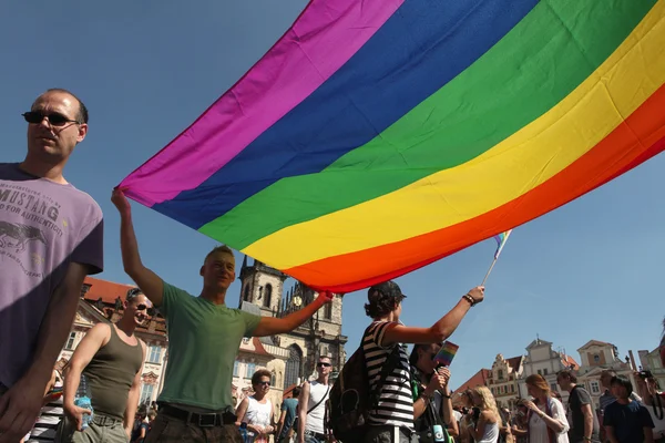 Prag gurur Eşcinsel festivali — Stok fotoğraf
