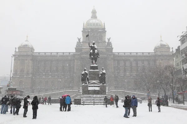 Wenceslas Square in Prague — Stock Photo, Image