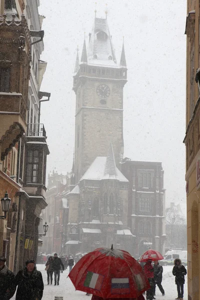 Torget i Gamla stan i Prag — Stockfoto