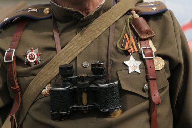 Üniforma Sovyet askeri dekorasyon