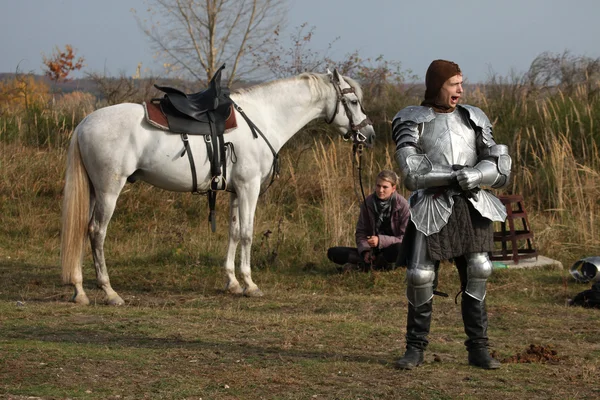 Filming of new movie The Knights — Stock Photo, Image