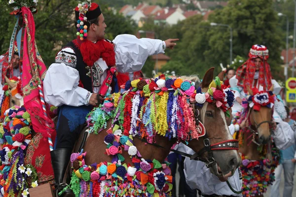 Jízda králů folklorní festival — Stock fotografie