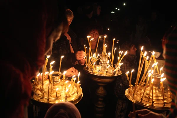 东正教复活节在布拉格，捷克共和国 — 图库照片