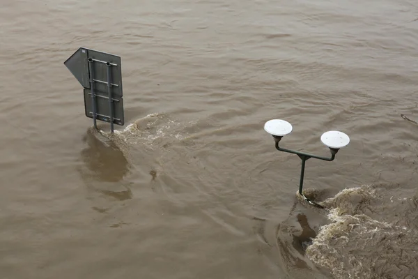 Floods in Prague, Czech Republic — Stock Photo, Image