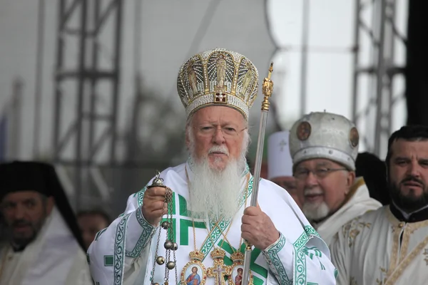 Patriarch Bartholomeus I van Constantinopel — Stockfoto
