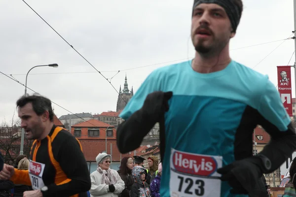 Marathon in Prague, Czech Republic — Stock Photo, Image