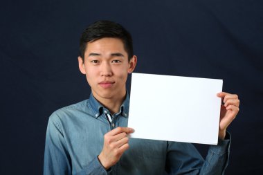 Asya adam gösteren Pano