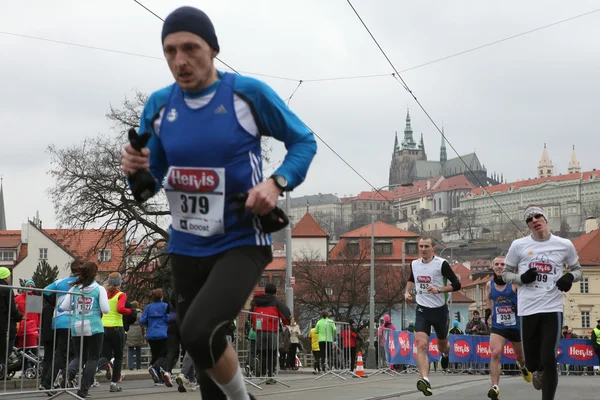 Marathon in Prague, Czech Republic — Stock Photo, Image