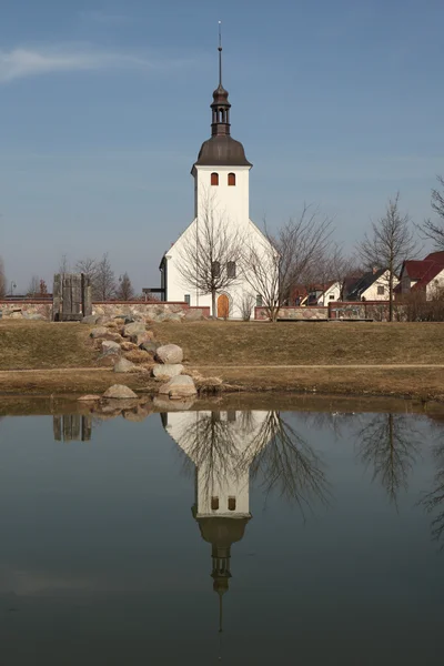 Kościół Ewangelicki w Neu Horno — Zdjęcie stockowe